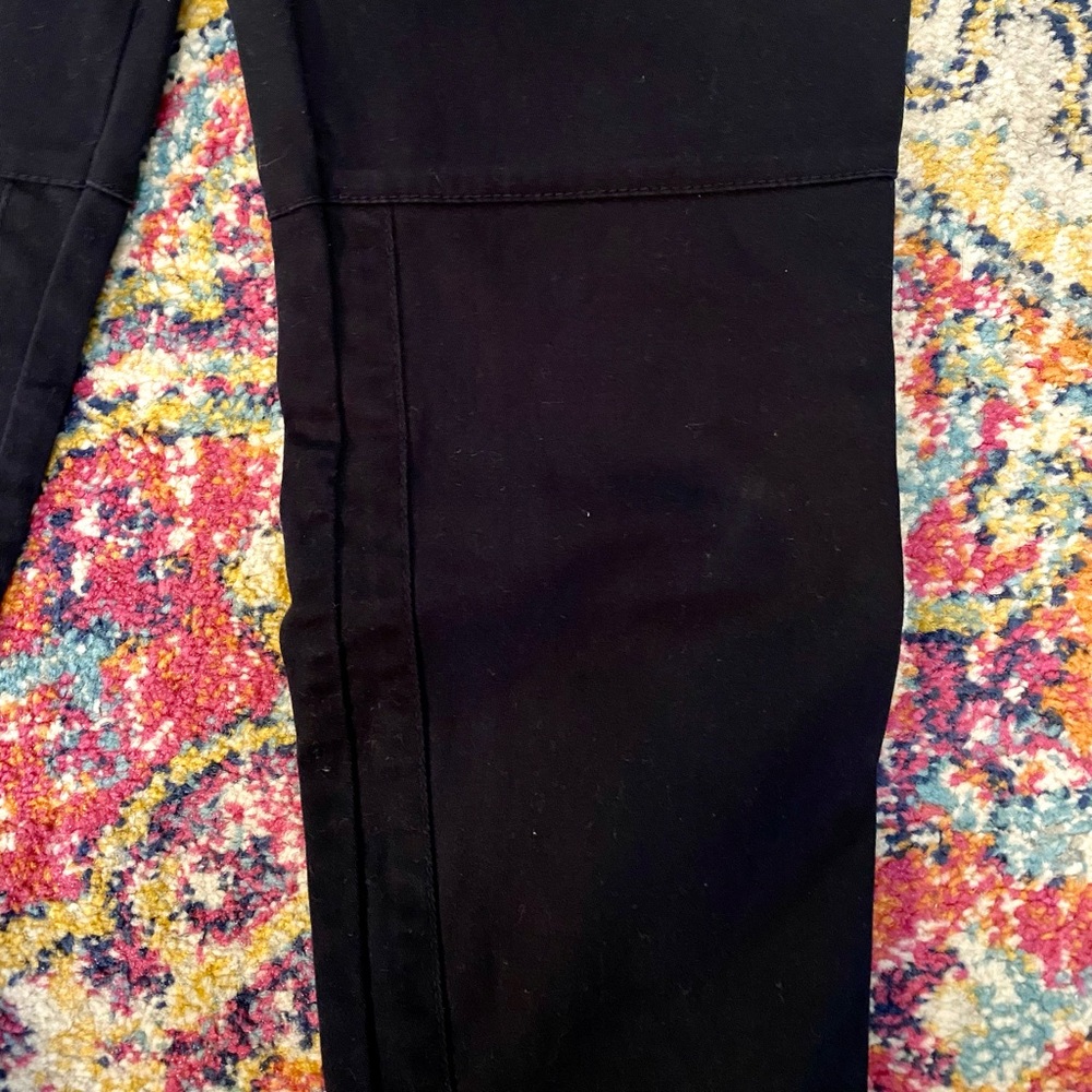 Michael Kors navy skinny pants with bronze hardware -size 4 - Picture 3 of 10